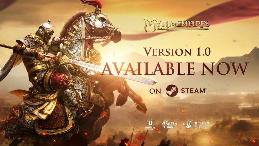You are currently viewing CONQUER AND REIGN IN MYTH OF EMPIRES – THE EPIC SANDBOX MMO VERSION 1.0 NOW AVAILABLE WORLDWIDE ON STEAM