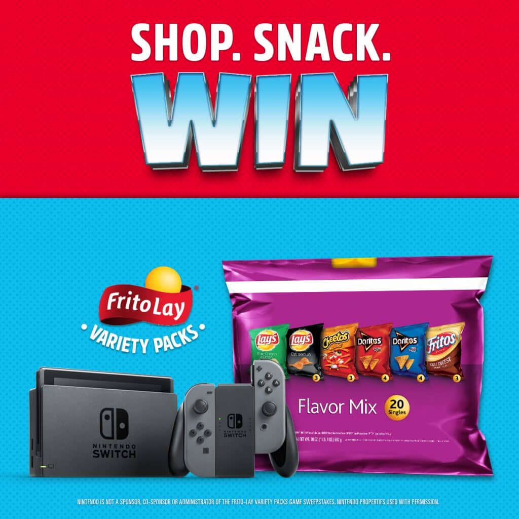 Read more about the article Frito-Lay’s Variety Pack Gives Away One Nintendo Switch System and Game Every Hour for 6 Weeks