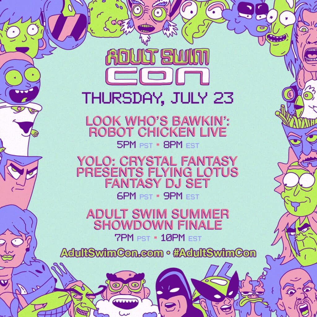 Read more about the article Adult Swim Con Full Schedule Announced