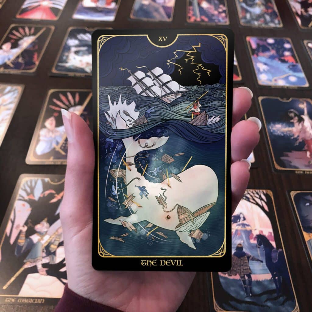 Read more about the article Joe Abercrombie, Terry Brooks, Ezra Claytan Daniels, Stephen Fry, Madeline Miller, Scott Snyder, Spike Trotman and More Join The Literary Tarot Now Funding On Kickstarter: A Whole New Kind of Tarot Deck