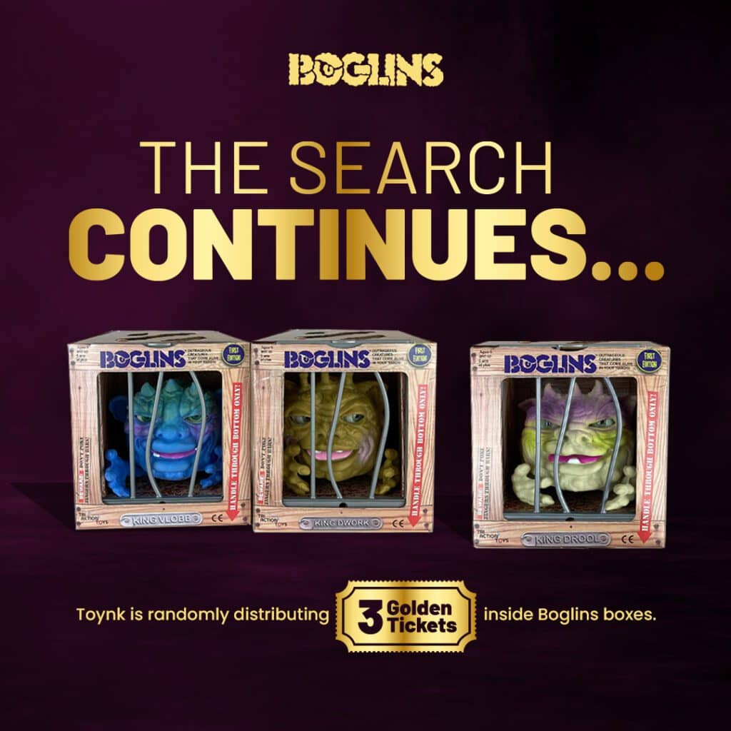 Read more about the article Win Big With Toynk! Win $500 with Custom Video or Find Golden Ticket With Boglins
