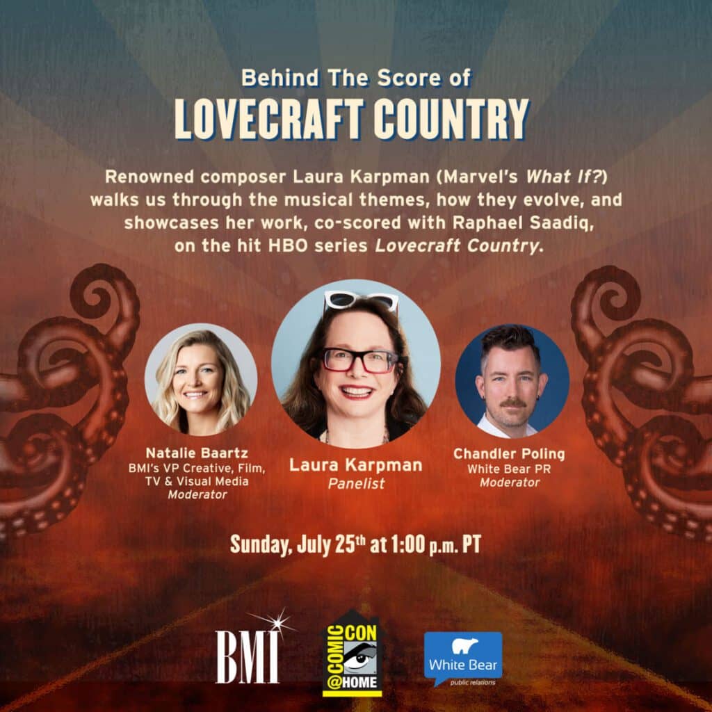 Read more about the article “BEHIND THE SCORE OF LOVECRAFT COUNTRY” AT COMIC-CON 2021