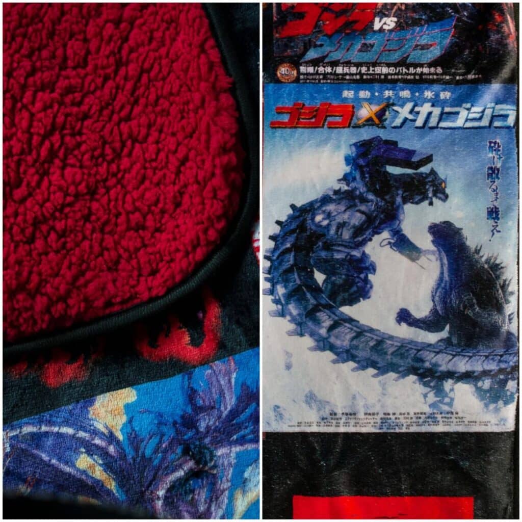 You are currently viewing Unleash Chaos on Your Living Room with Toynk Exclusive Godzilla Movie Poster Blanket