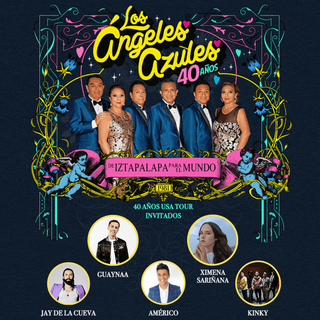 Read more about the article LOS ÁNGELES AZULES ANNOUNCE SPECIAL GUESTS FOR THEIR 40 AÑOS USA TOUR