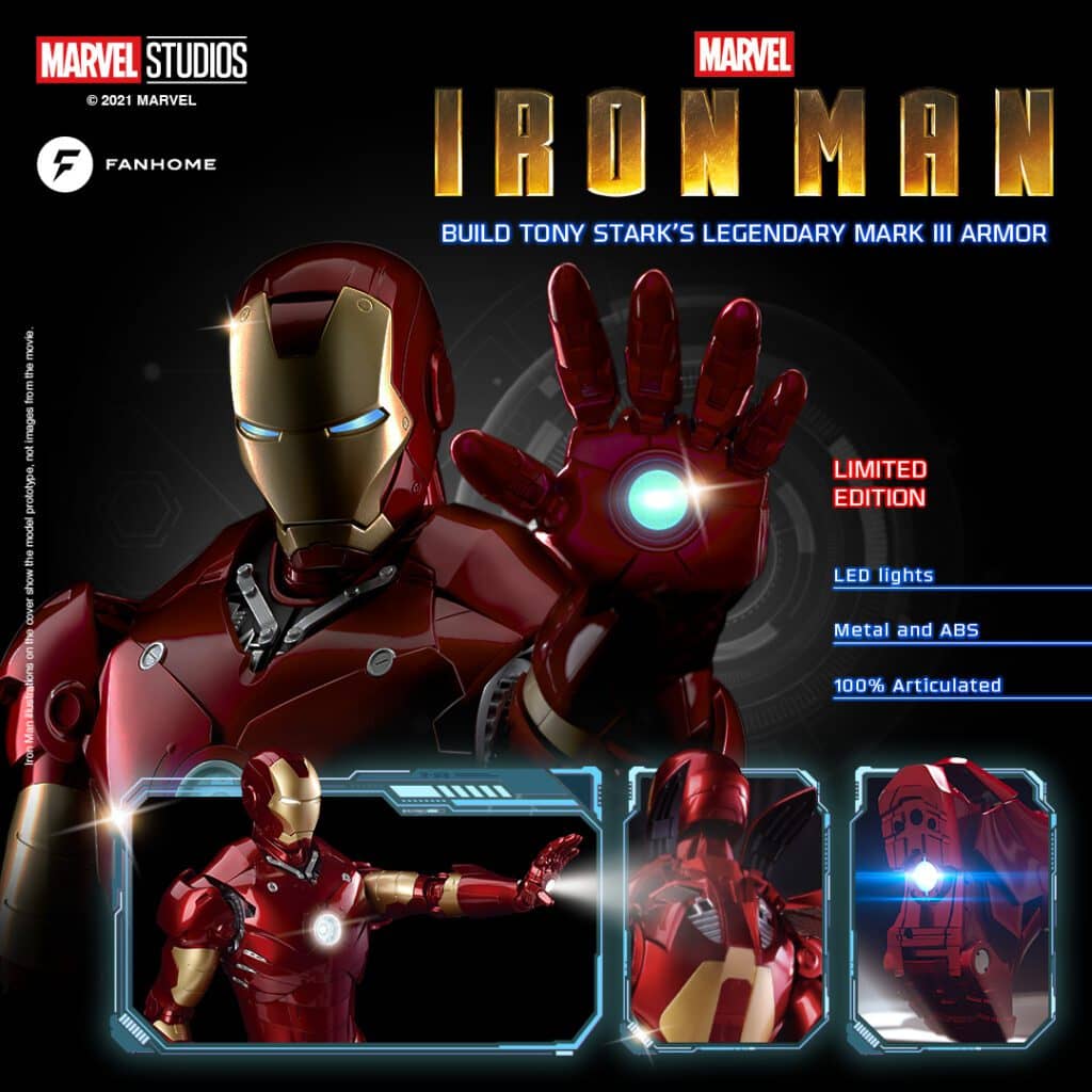 You are currently viewing New Subscription Service Gives MCU and Marvel Fans the Chance to Become Tony Stark and Build Iron Man’s Mark III Armor