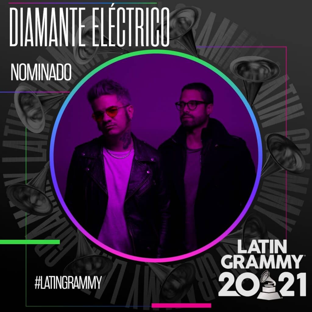 You are currently viewing DIAMANTE ELÉCTRICO receives four nominations for the LATIN GRAMMY®️ 2021