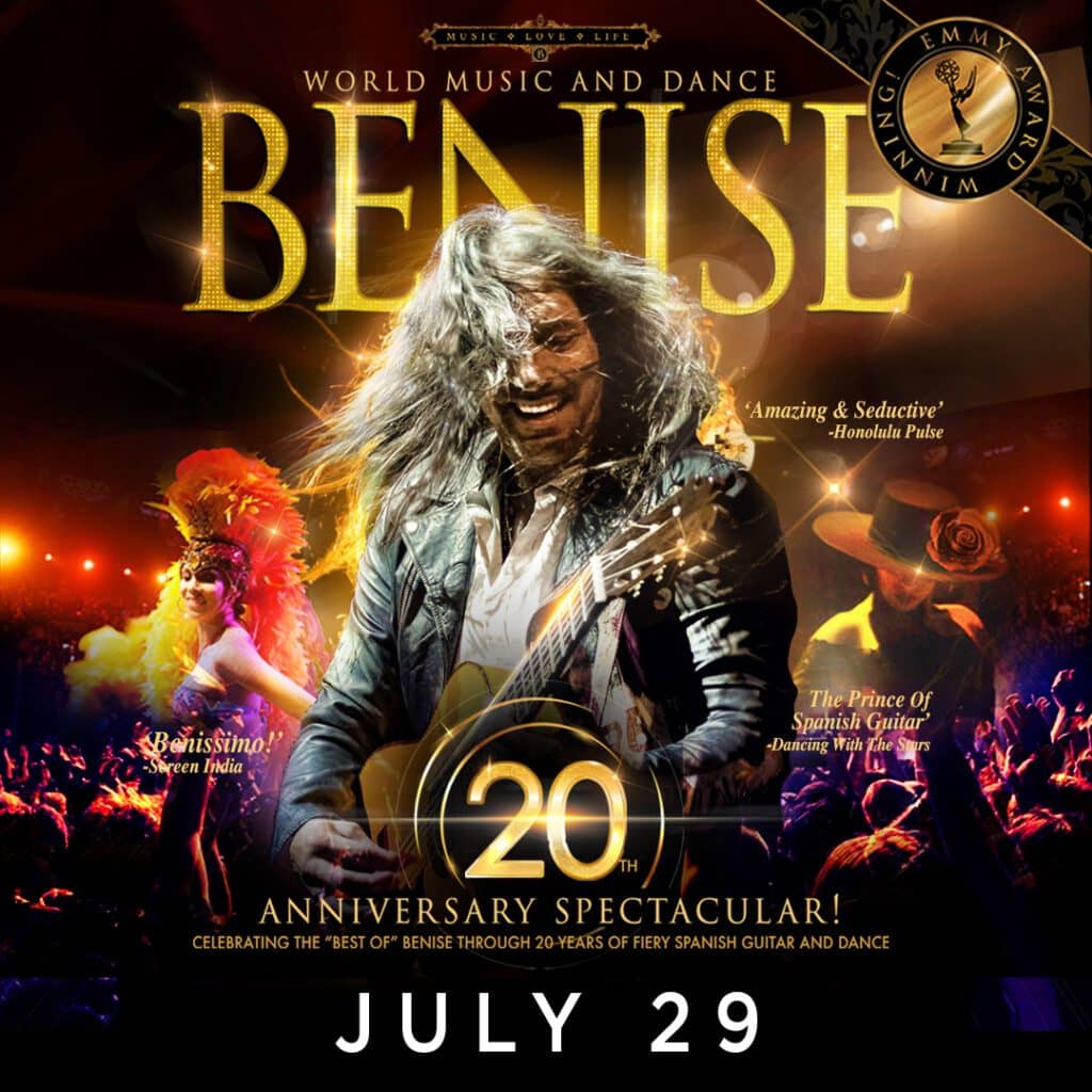 Read more about the article The Tobin Center for the Performing Arts presents BENISE – 20th ANNIVERSARY TOUR