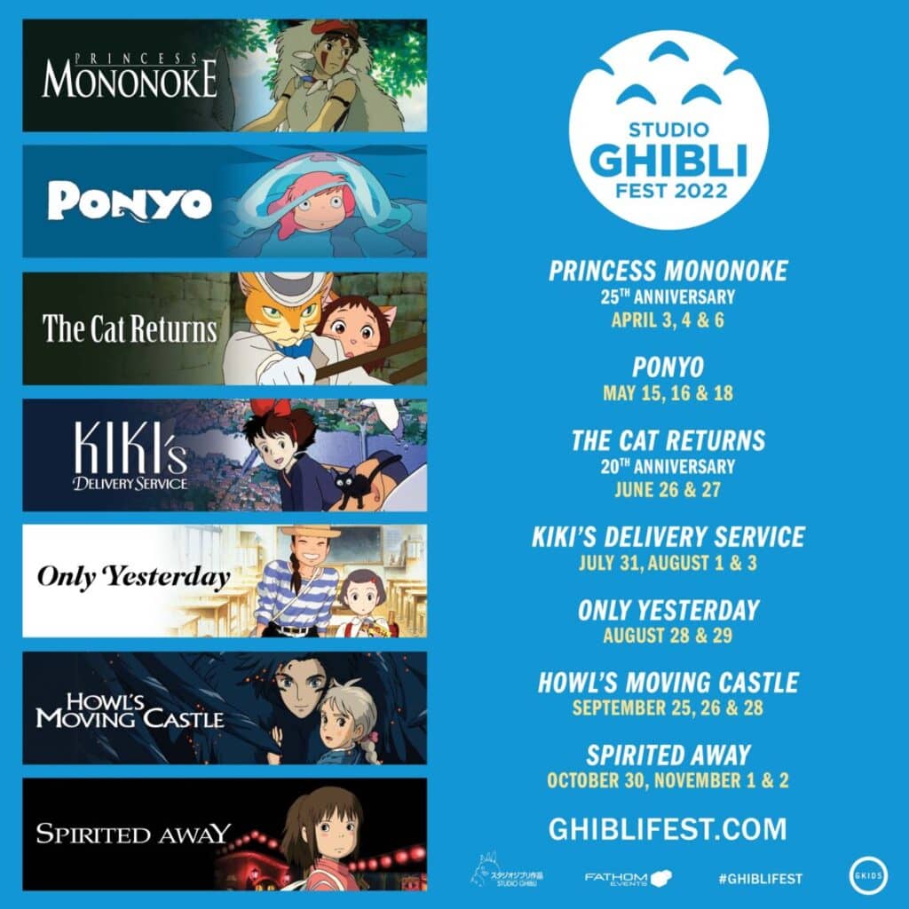 Read more about the article STUDIO GHIBLI FEST ANNOUNCES NEW SLATE FOR 2022