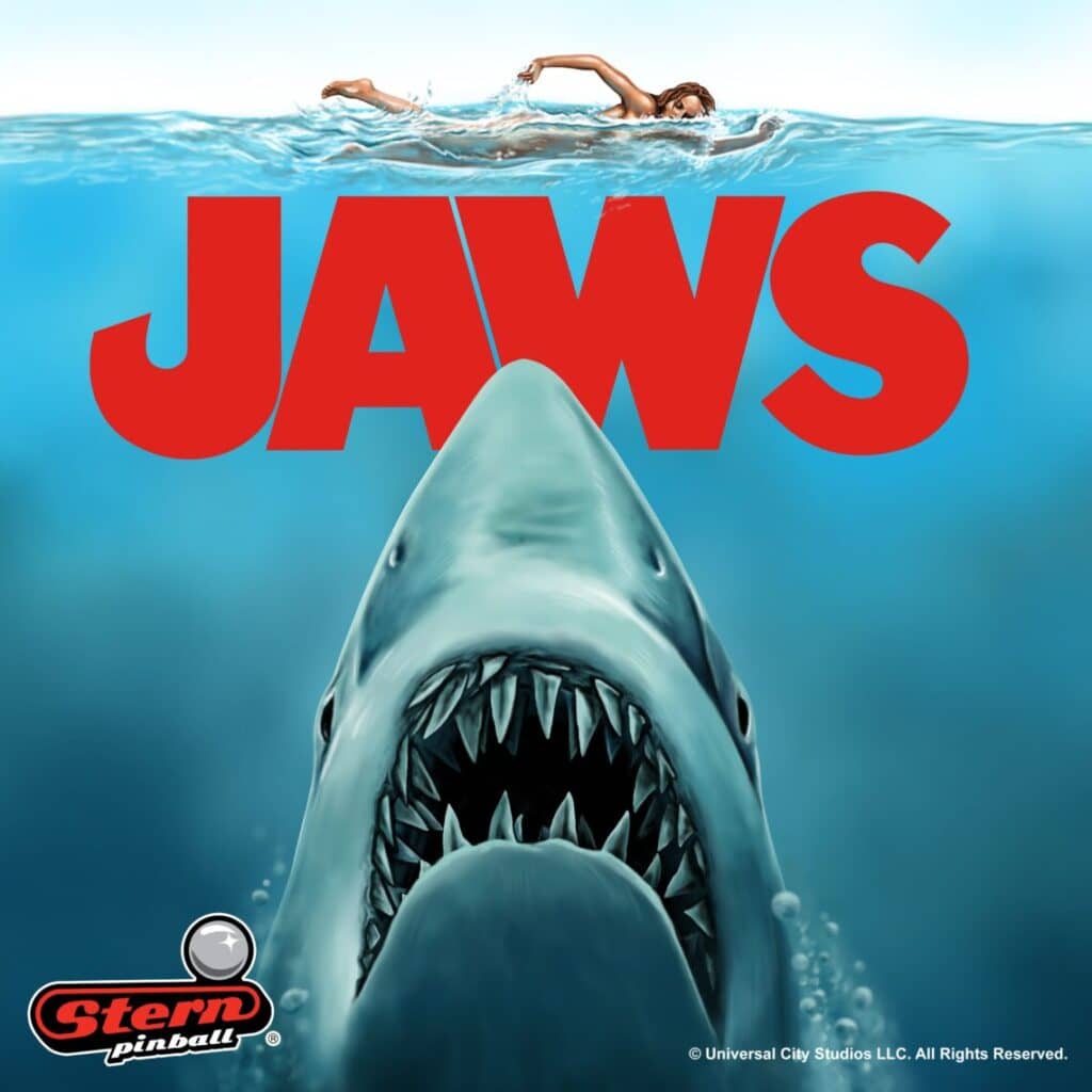 You are currently viewing Caution! Be on the Lookout for Sharks in Arcades and Gamerooms Worldwide as JAWS Pinball Launches at CES 2024