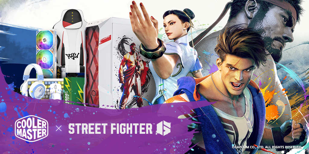 You are currently viewing Cooler Master Reveals Street Fighter 6-Inspired Gaming Hardware collaboration with CAPCOM