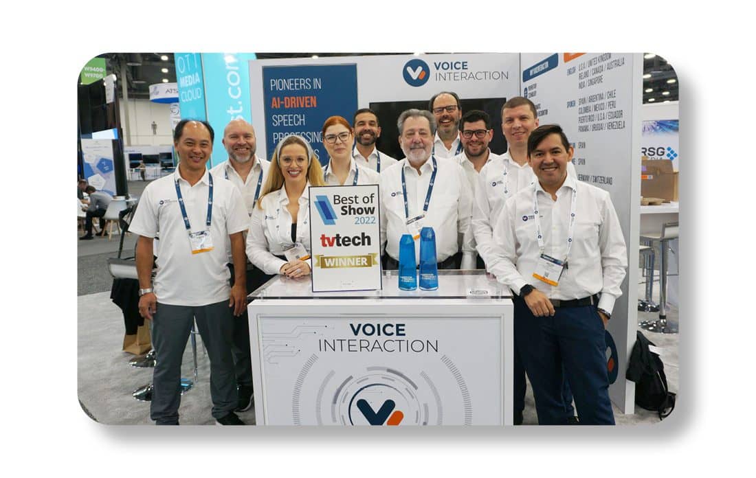Read more about the article VoiceInteraction wins NABShow2022 Product of the Year Award