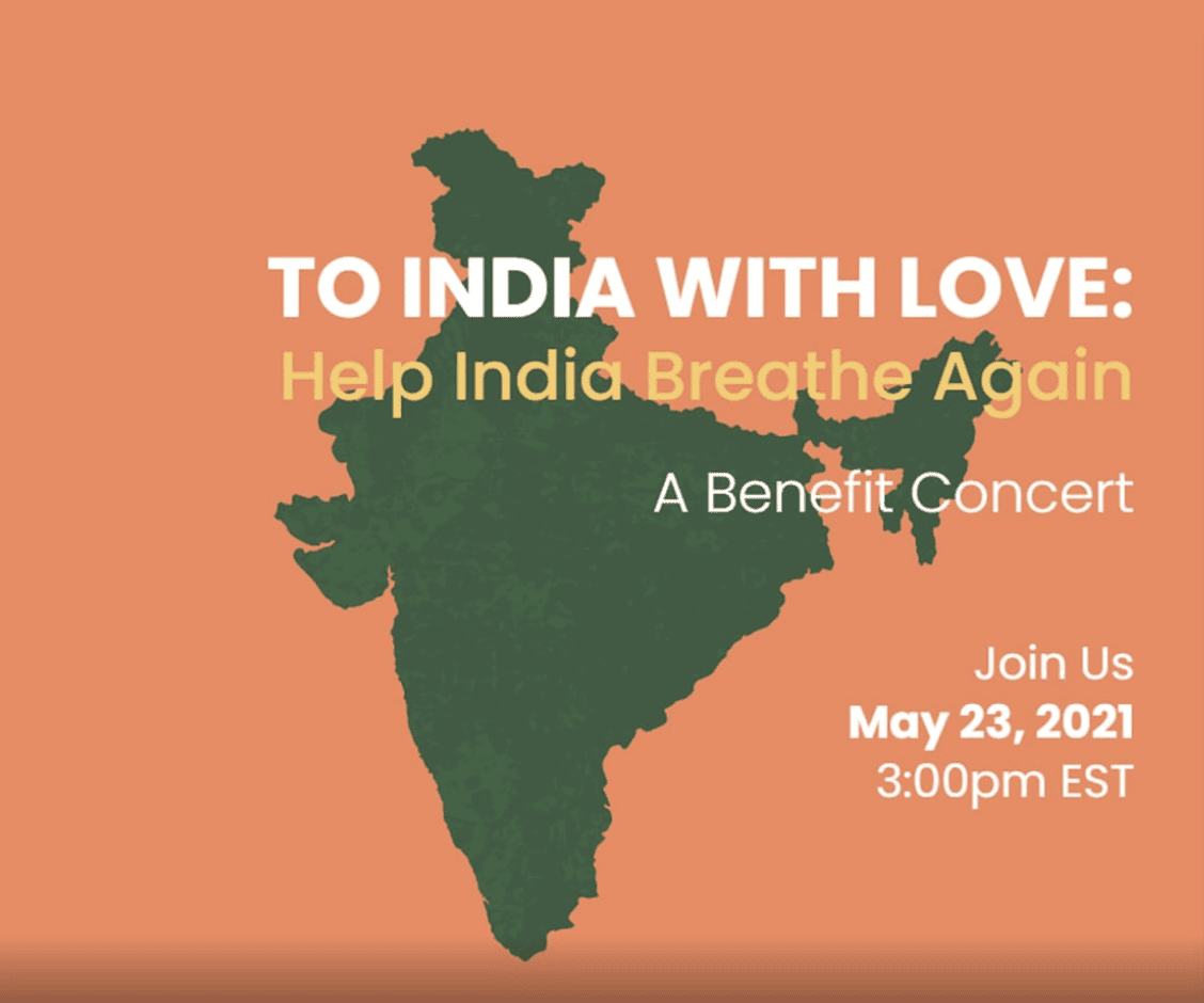 Read more about the article Benefit Concert for To India with Love Campaign May 23rd 2021
