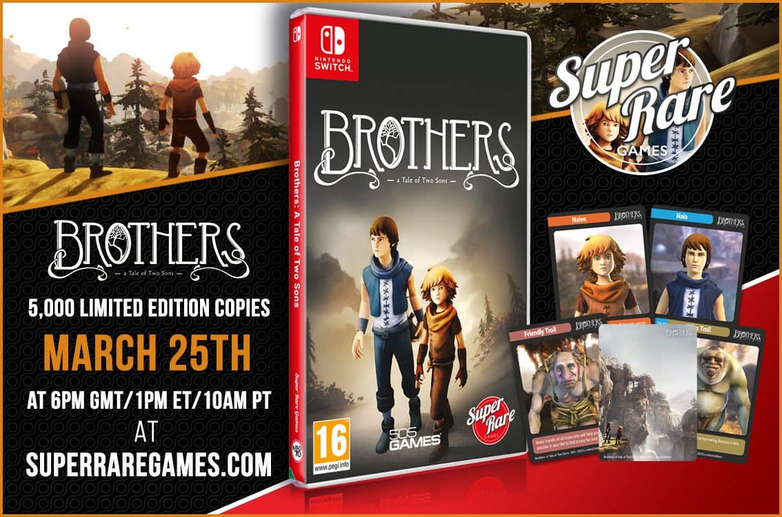 Read more about the article Indie adventure classic Brothers: A Tale of Two Sons gets a physical Switch release next week! 🌞🌞