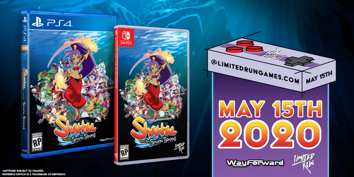 You are currently viewing Physical editions of Shantae and the Seven Sirens for PS4 & Switchavailable this Friday at LRG!