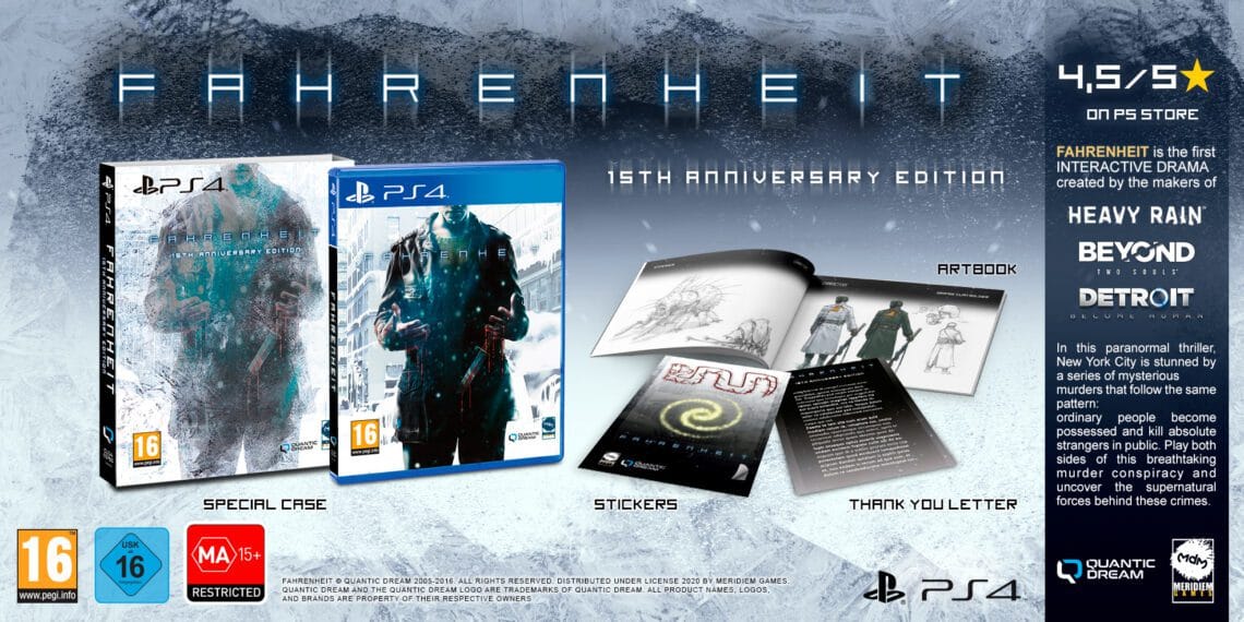 Read more about the article Fahrenheit: 15th Anniversary Edition Out Now on PlayStation®4