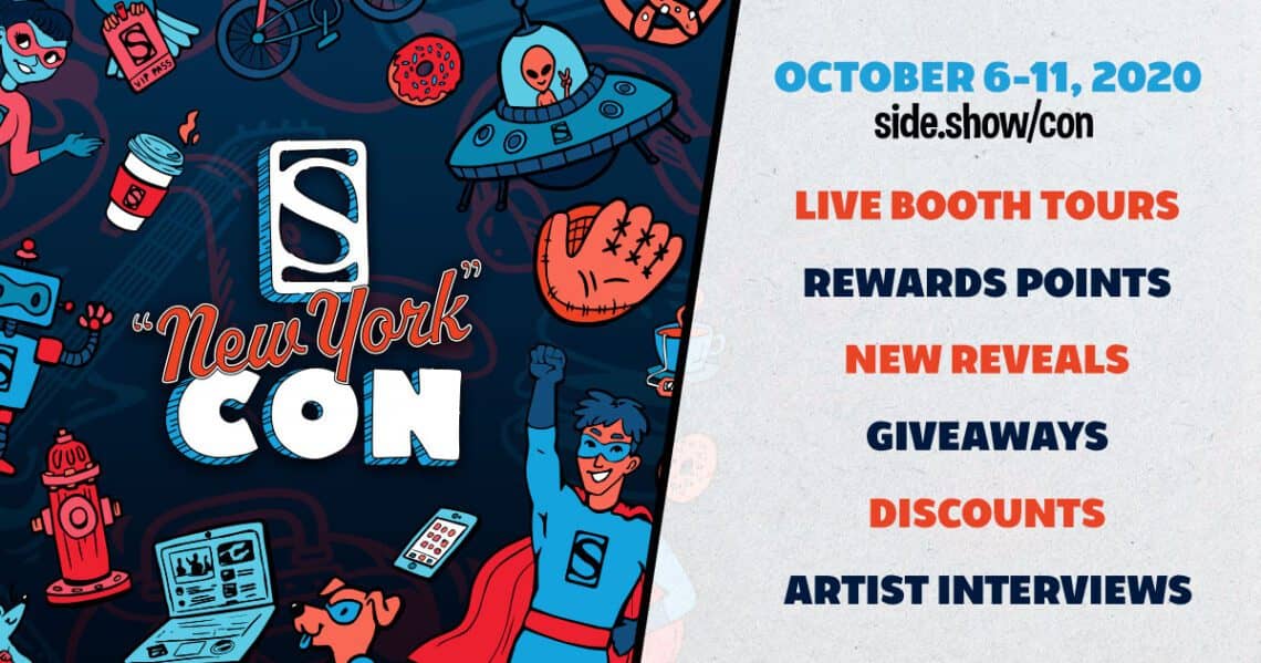 You are currently viewing SIDESHOW’S VIRTUAL CONVENTION EVENT RETURNS THIS FALL WITH SIDESHOW “NEW YORK” CON 2020