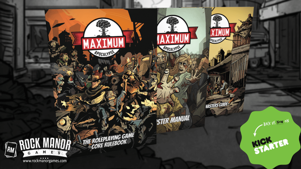 You are currently viewing Maximum Apocalypse: RPG Live on Kickstarter