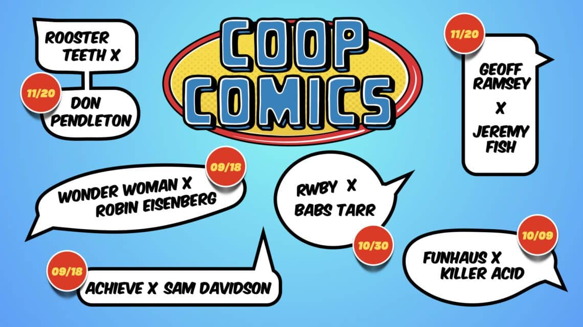 Read more about the article Rooster Teeth Launches “Coop Comics” Artist Collaborations at RTX at Home
