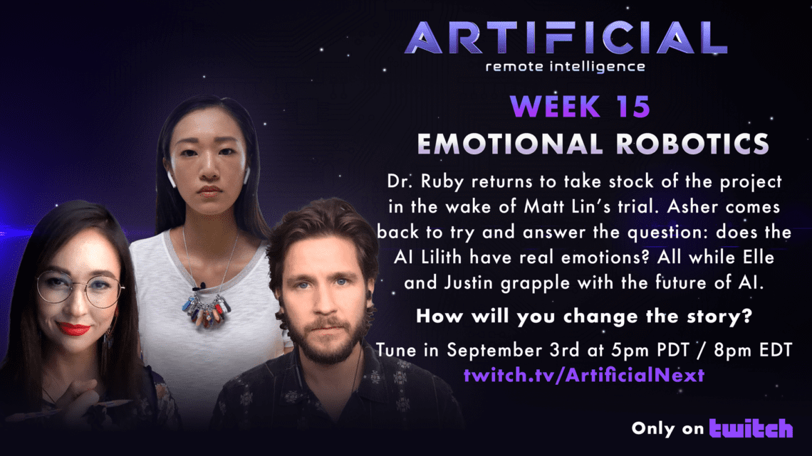 You are currently viewing ARTIFICIAL – Season 3 Week 15 “Emotional Robotics”