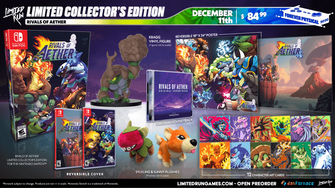 You are currently viewing Blast, Hack, and Glide With These Upcoming Physicals: Rivals Of Aether, Freedom Finger, and EarthNight Going Live Dec. 11!