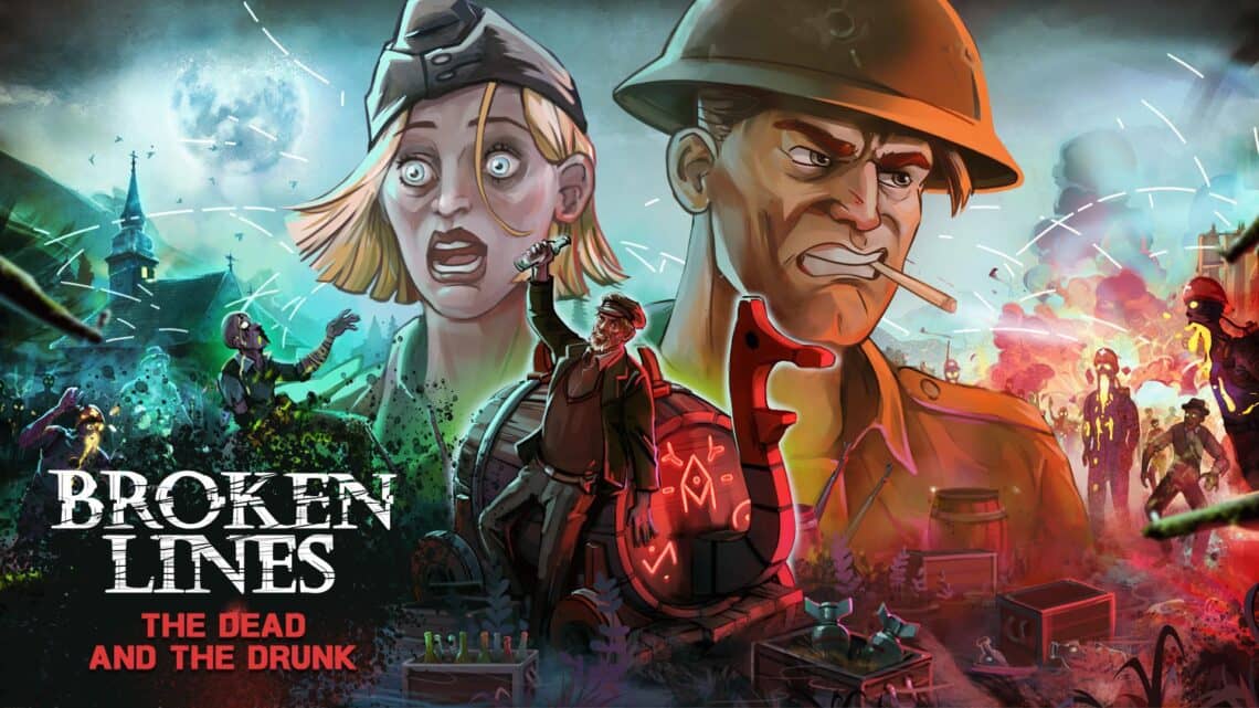 Read more about the article The Dead and the Drunk: Shoot and drink your way through zombie apocalypse in the free content update of Broken Lines!