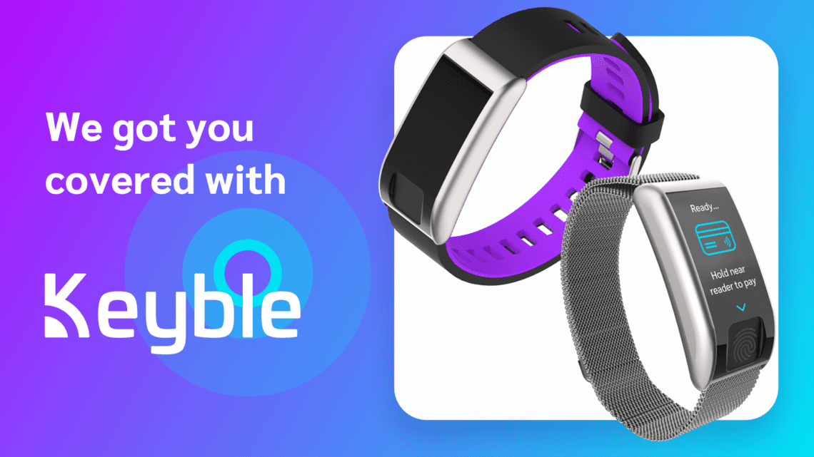 Read more about the article Keyble, the first wearable in the world with fingerprint authentication for contactless payments and digital services and vital sign monitoring CES 2021