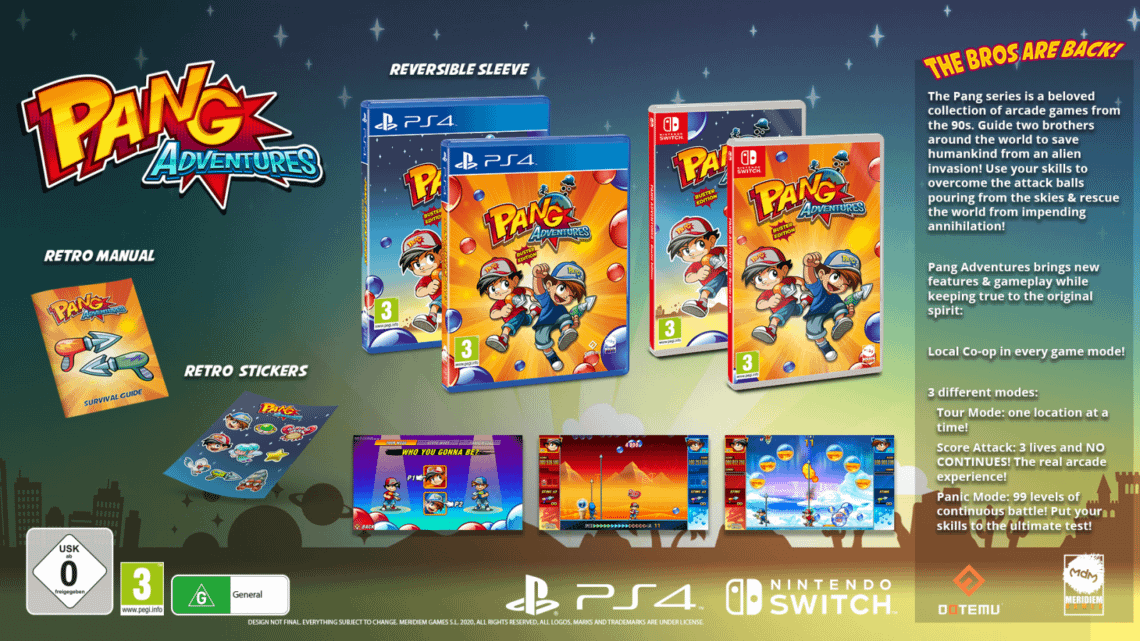 Read more about the article Pang Adventures ‘Buster Edition’ is out on Nintendo Switch Today
