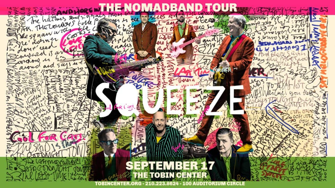 Read more about the article The Tobin Center for the Performing Arts presents Squeeze: The Nomadband Tour