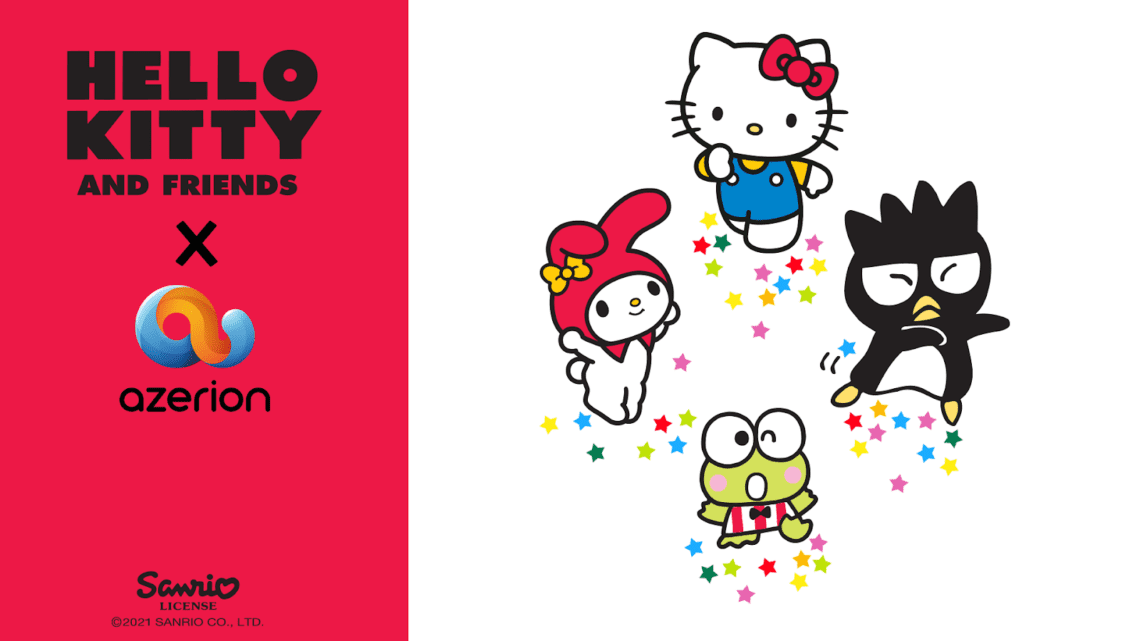 You are currently viewing Azerion Announces Partnership with Sanrio to create a Multimedia Entertainment Experience for Hello Kitty and Friends Around the Globe
