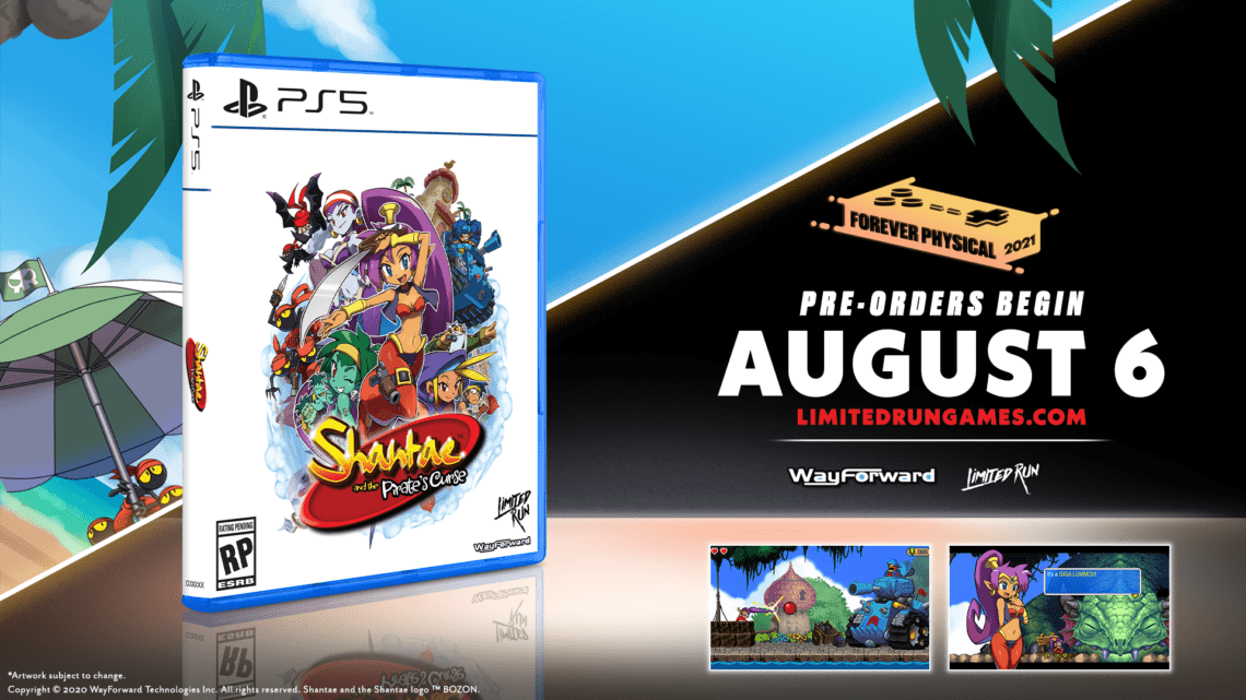 You are currently viewing Shantae and the Pirate’s Curse dances onto PS5 with a Standard Edition, Collector’s Edition, and magical merch!
