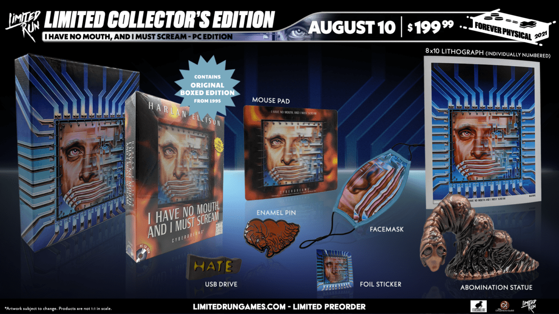 Read more about the article Limited Run Games & Nightdive Studios to Sell Original 1995 Boxed Release of I Have No Mouth, and I Must Scream for PC & Mac on Tuesday, August 10