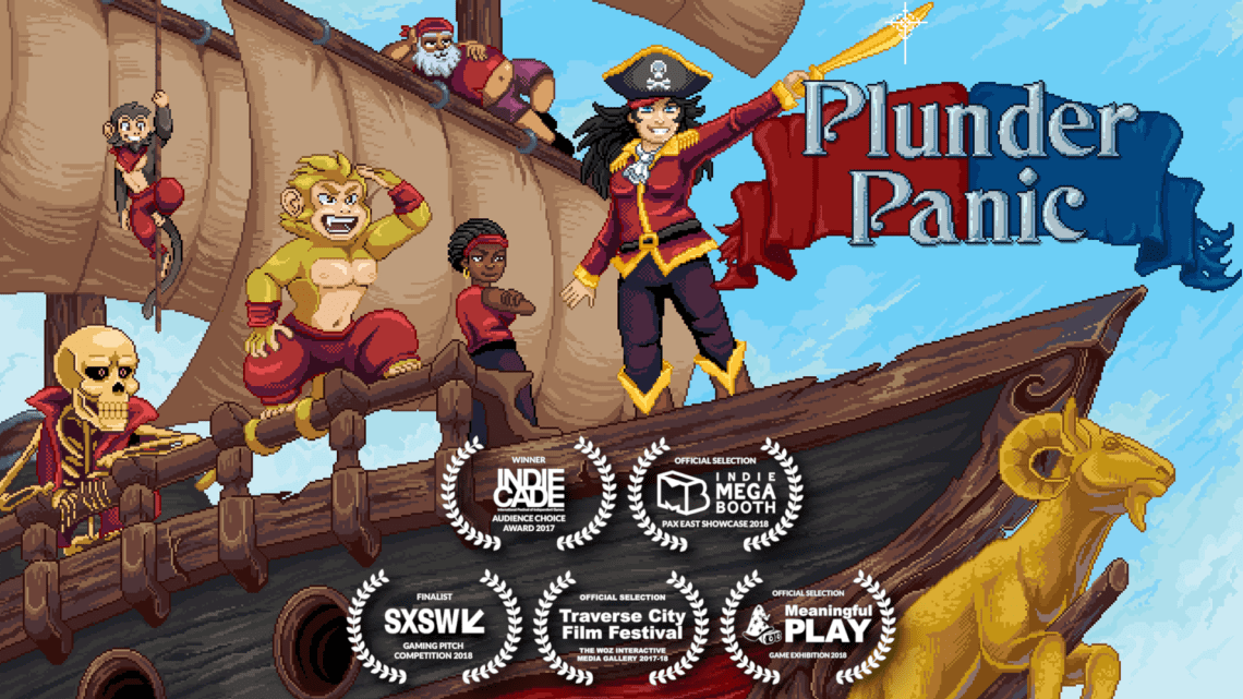 You are currently viewing Brawn Begets Bountiful Booty in 12-Player Online Pirate Arcade Game “Plunder Panic,” Launching this September