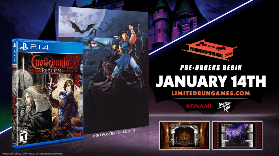 You are currently viewing Castlevania Requiem Gets Bloody Good Physical Editions for PS4 and Merch on LimitedRunGames.com