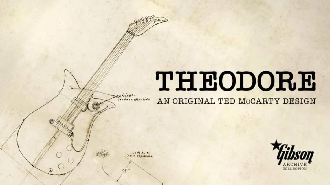 You are currently viewing Original Guitar Design Drawn by Ted McCarty in 1957 Debuts 65 Years Later As First Release in the ﻿Gibson Archive Collection