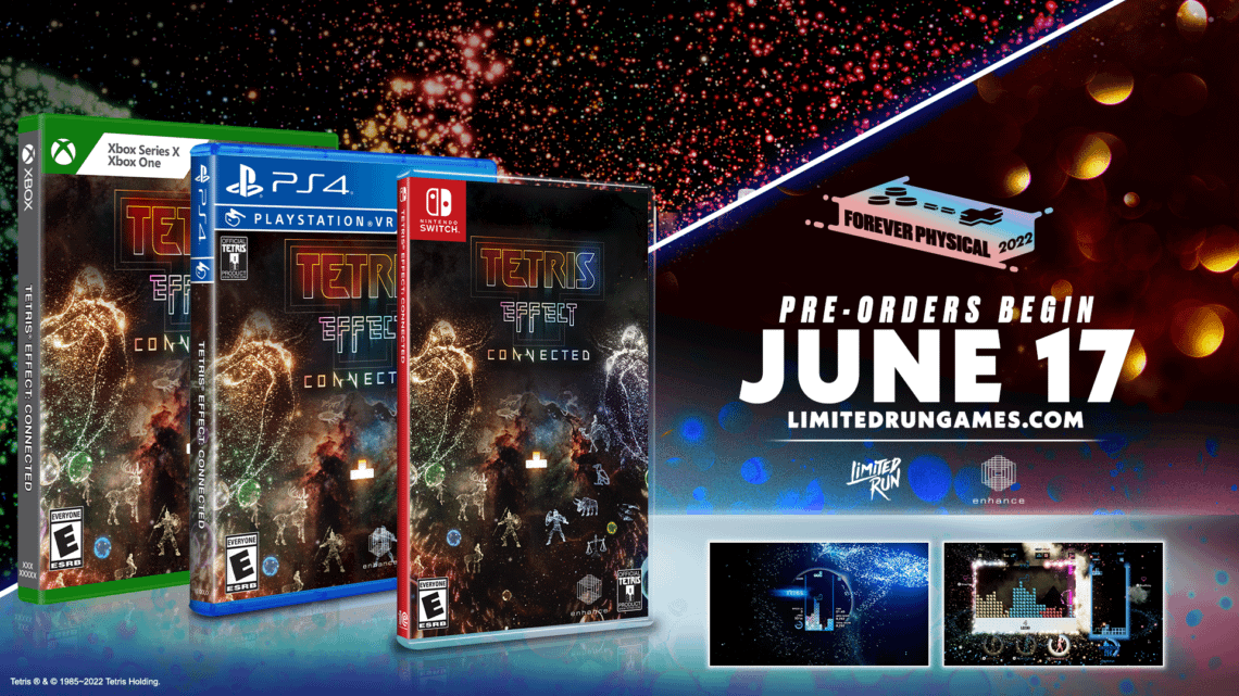Read more about the article A Gorgeous Reinvention of One of the Most Popular Puzzle Games of All Time—Limited Run Games to Distribute Tetris® Effect: Connected