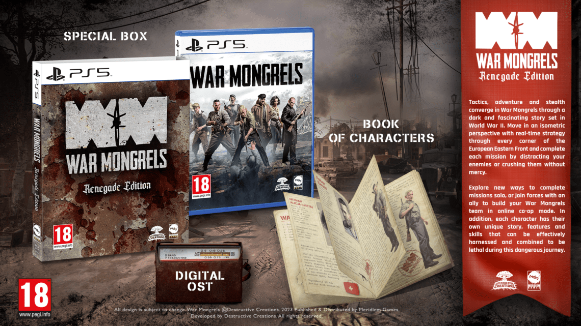 You are currently viewing Meridiem Games to Release a Special Boxed Renegade Edition of War Mongrels for PlayStation 5
