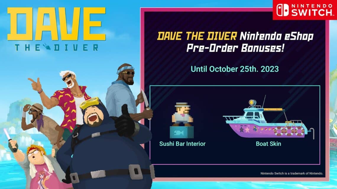 You are currently viewing DAVE THE DIVER Splashes Onto Switch This October with Nintendo Switch Exclusive Bonuses