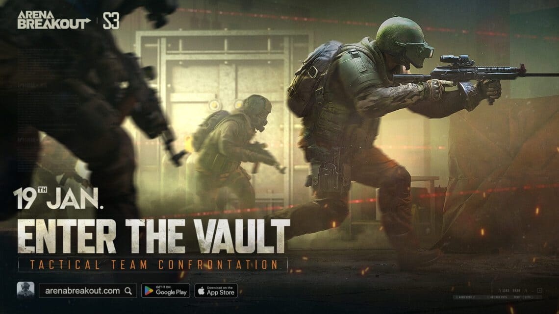 You are currently viewing ARENA BREAKOUT SEASON 3 ‘ENTER THE VAULT’ UPDATE INTRODUCES TACTICAL TEAM CONFRONTATION TODAY