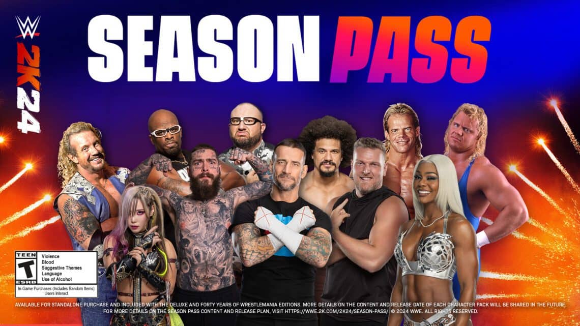 You are currently viewing WWE® 2K24 DLC TO INCLUDE CM PUNK, PAT MCAFEE, POST MALONE, JADE CARGILL, IRON SHEIK AND MORE