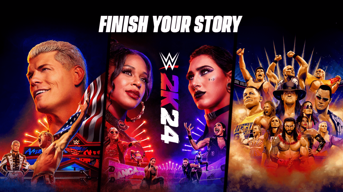 Read more about the article “FINISH YOUR STORY” IN WWE® 2K24 DELUXE EDITION AND FORTY YEARS OF WRESTLEMANIA EDITION NOW AVAILABLE WORLDWIDE