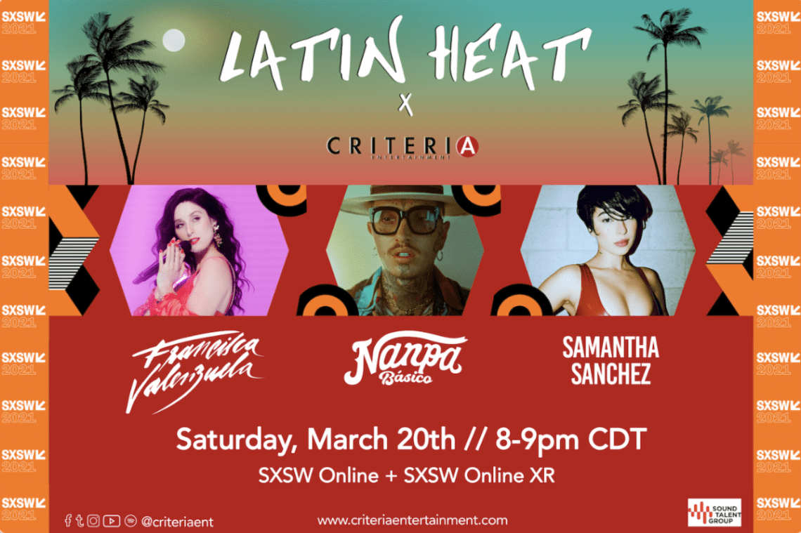 You are currently viewing Watch Francisca Valenzuela, Nanpa Básico and Samantha Sánchez performing March 20th at The Mohawk during SxSW Online!