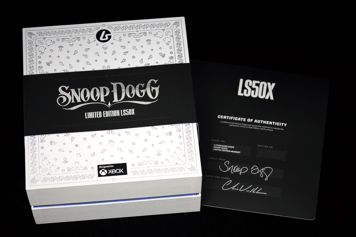 Read more about the article SNOOP DOGG AND LUCIDSOUND ANNOUNCE LS50X: SNOOP DOGG LIMITED EDITION HEADSET AVAILABLE FOR PRE-ORDER NOW