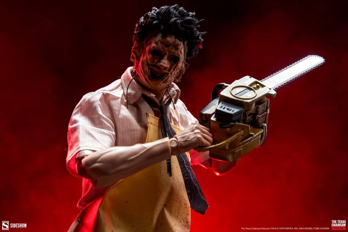 Read more about the article LEATHERFACE! SIDESHOW’S NEWEST HORROR COLLECTIBLE