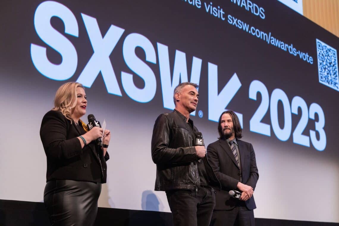 You are currently viewing KEANU REEVES AND CHAD STAHELSKI SURPRISE FANS AT SPECIAL SCREENING AT SXSW