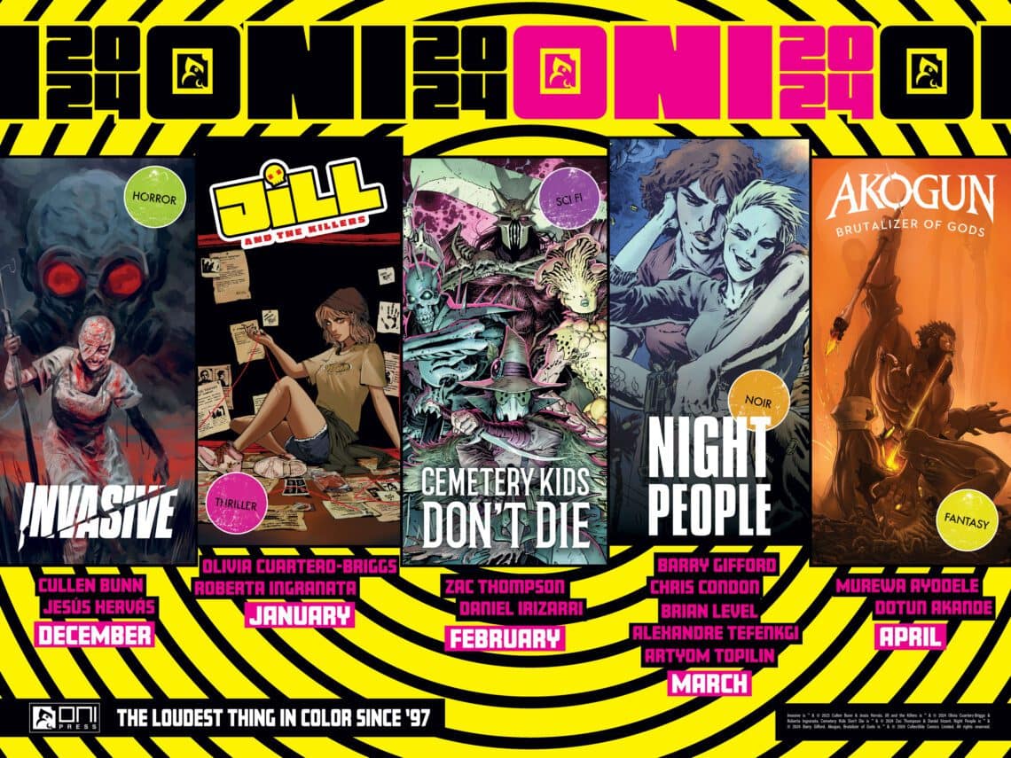 You are currently viewing NYCC: Oni Press Unveils ONI 2024—Five Daring New Series to Lead First Wave of Must-Read Comics Across the New Year