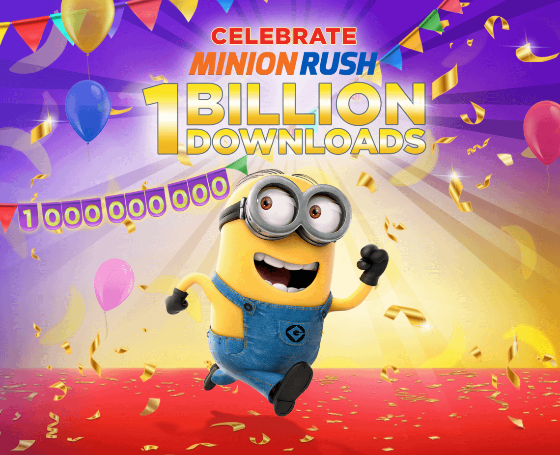 Read more about the article Minion Rush Hits One Billion Downloads