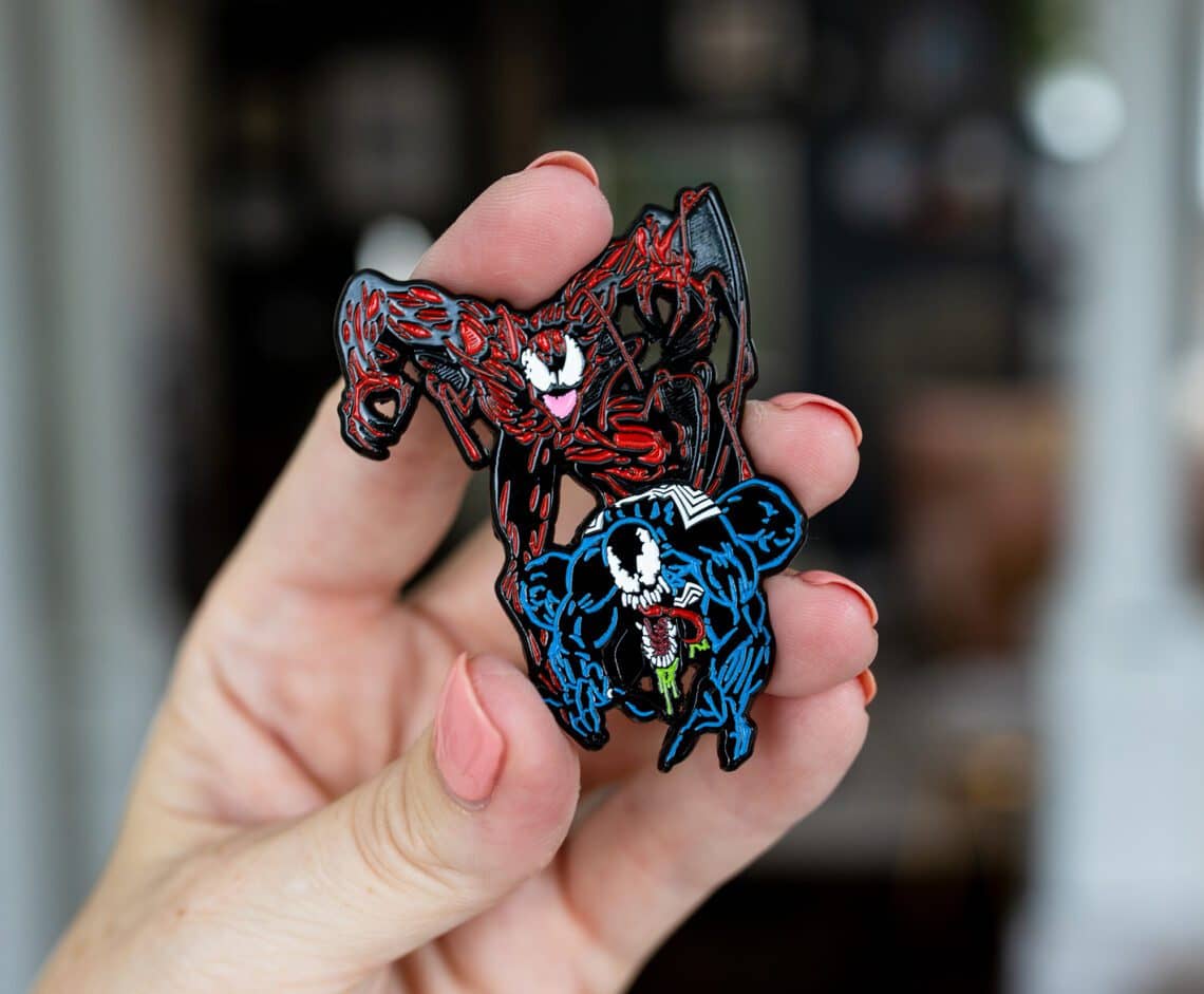 Read more about the article Celebrate the Release of Marvel Studios’ Venom: Let There Be Carnage with a Toynk Exclusive Limited Edition Enamel Pin
