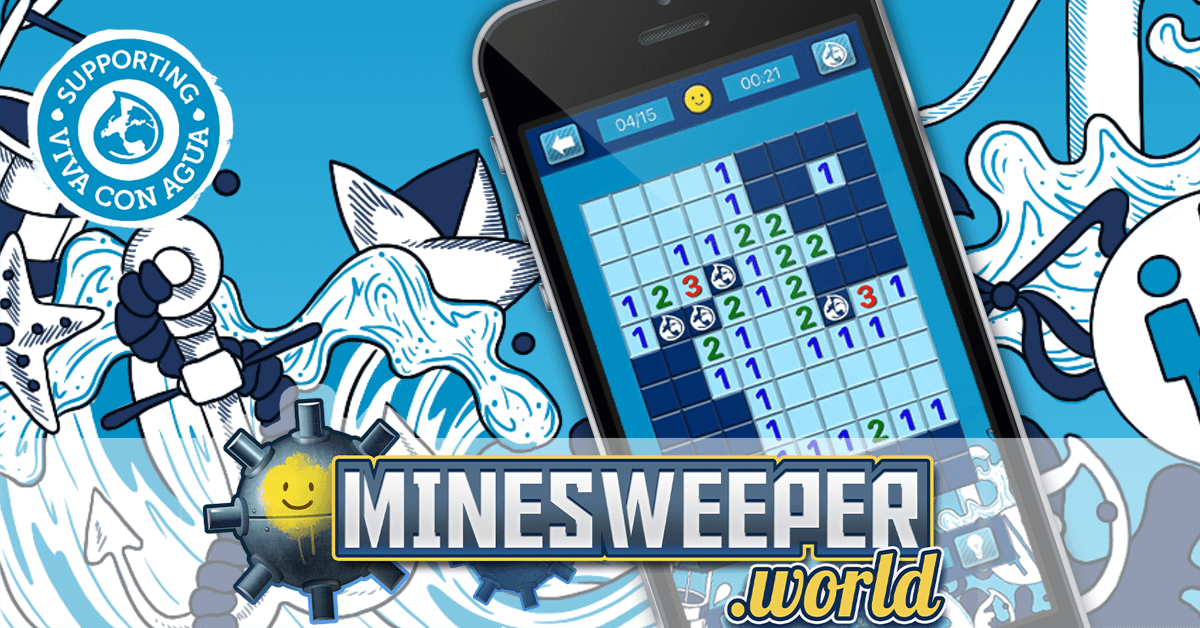 Read more about the article Minesweeper.World for iOS and Android supports World Water Day