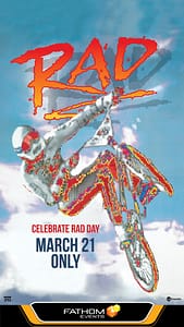 Read more about the article Celebrate ‘Rad Day’ with the Remastered BMX Cult-Classic as it Returns to the Big Screen Nationwide through Fathom Events on March 21