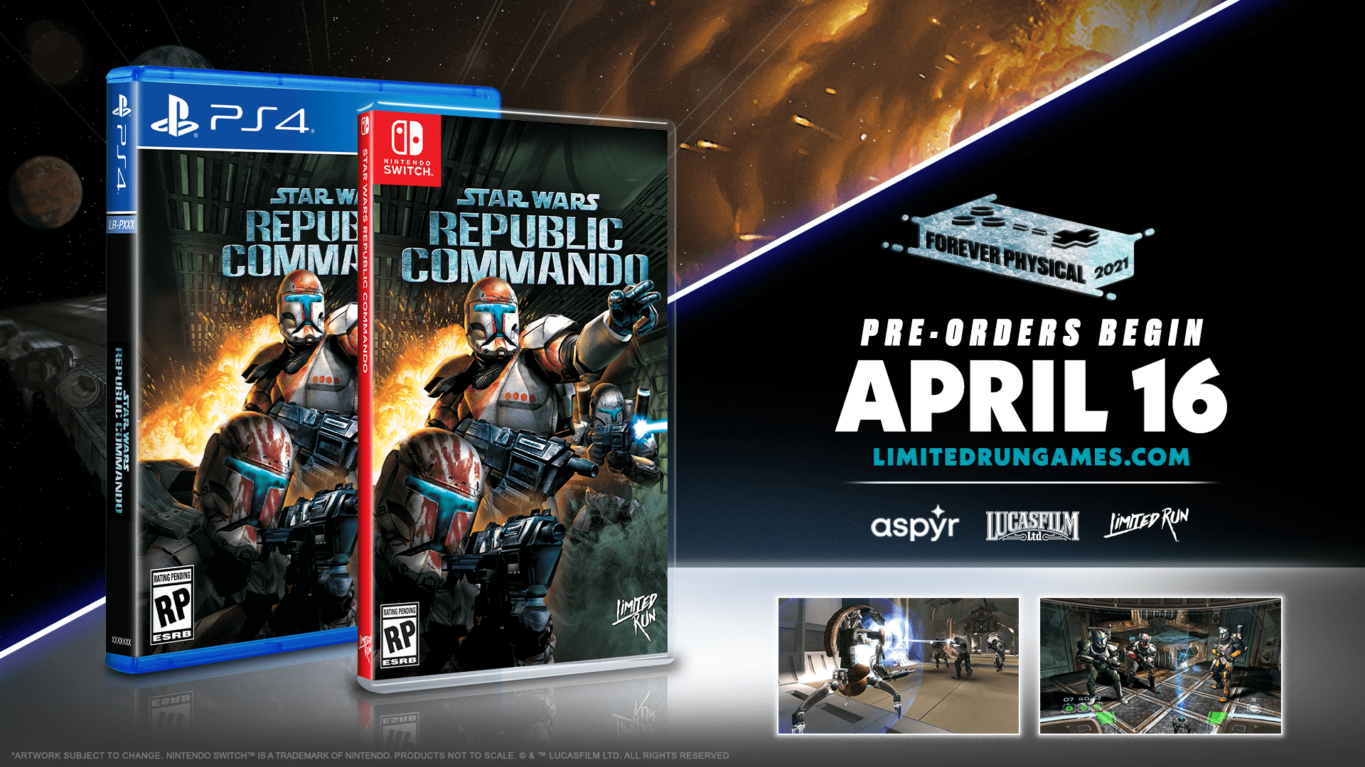 You are currently viewing Relive the Delta Squad’s campaign in Star Wars: Republic Commando! We’re excited to announce a Limited Run for the legendary Clone Wars first-person shooter for PS4, Switch, and PC!